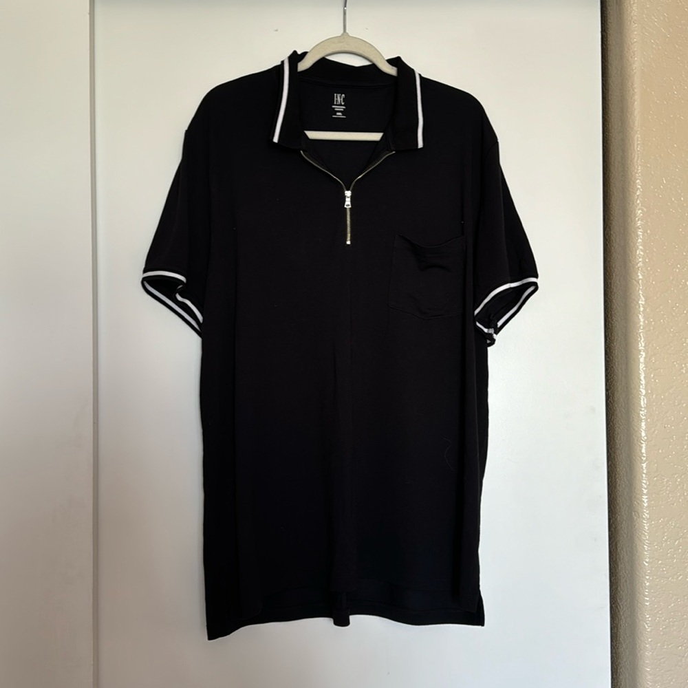 INC Men’s Black Collared Shirt Size 3XL